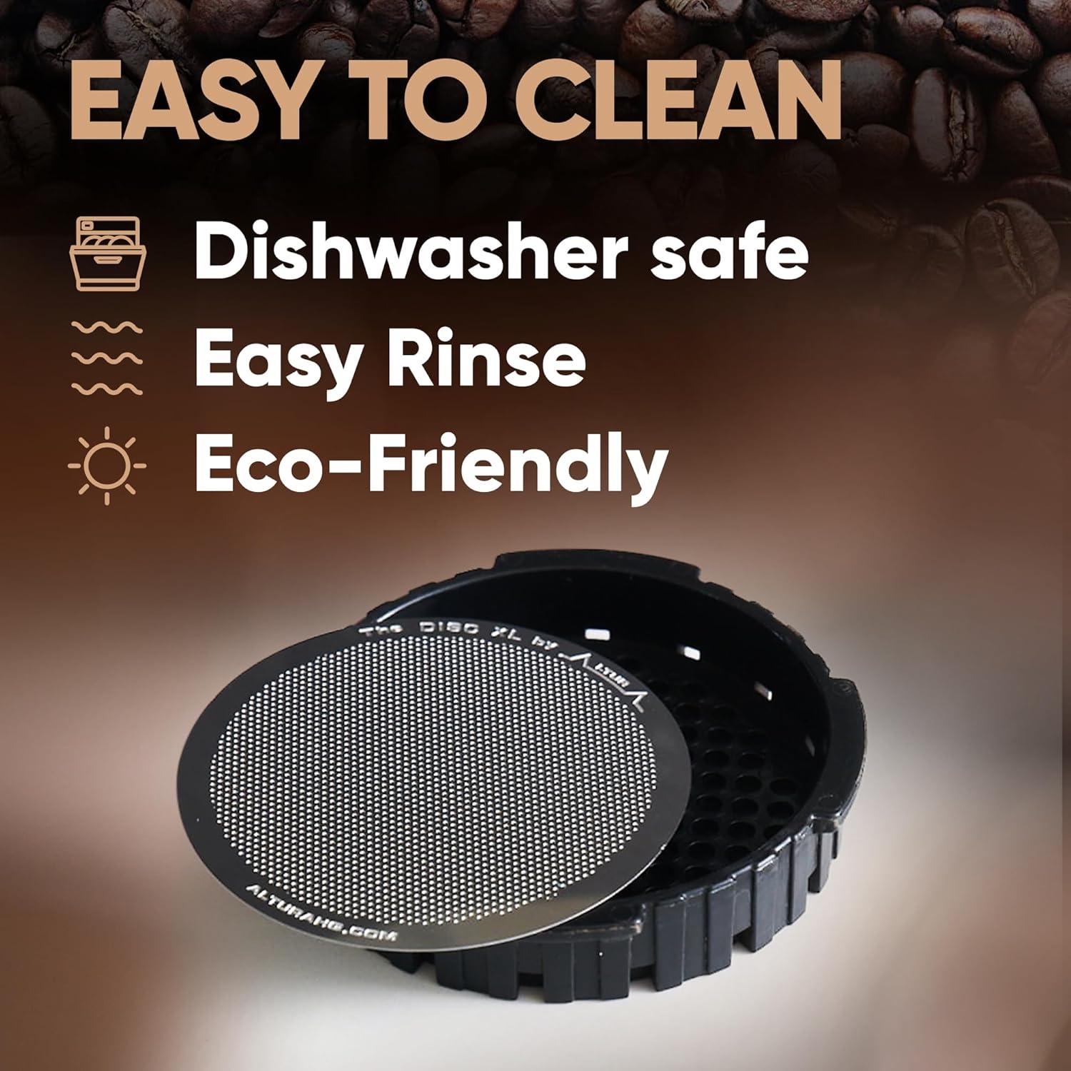 Filtro XL de Acero Inoxidable Altura para AeroPress