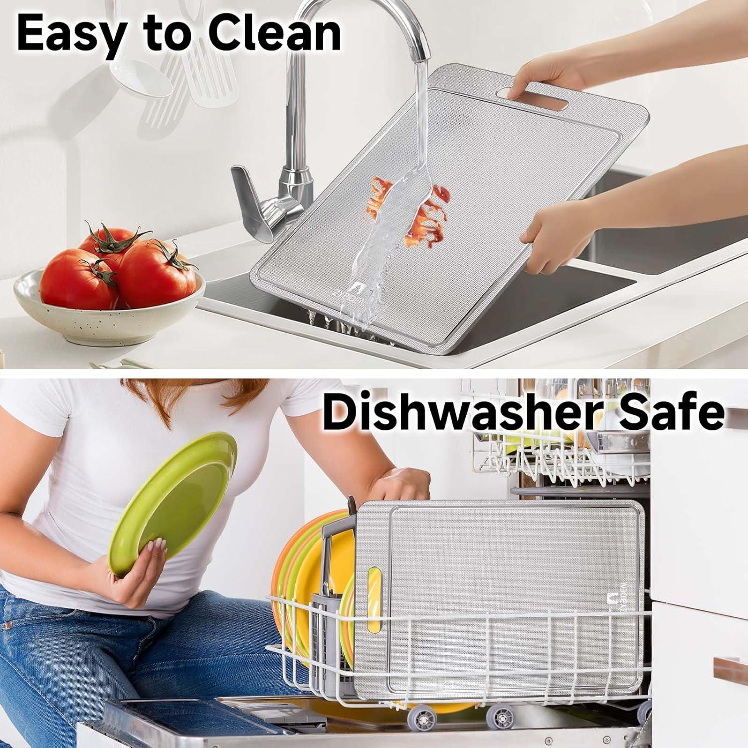 Tabla de Cortar de Titanio ZYBIDEAL 35.56x25.4 cm Antideslizante