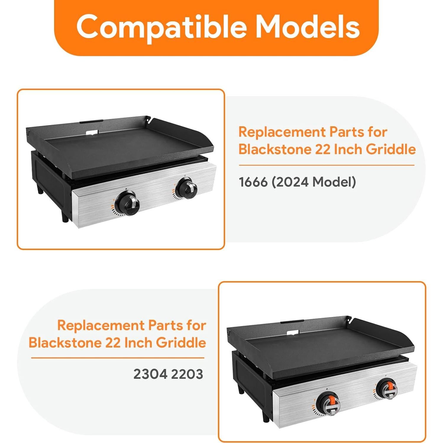 Tapa y Cubierta para Plancha Blackstone 22" BQMAX 2024