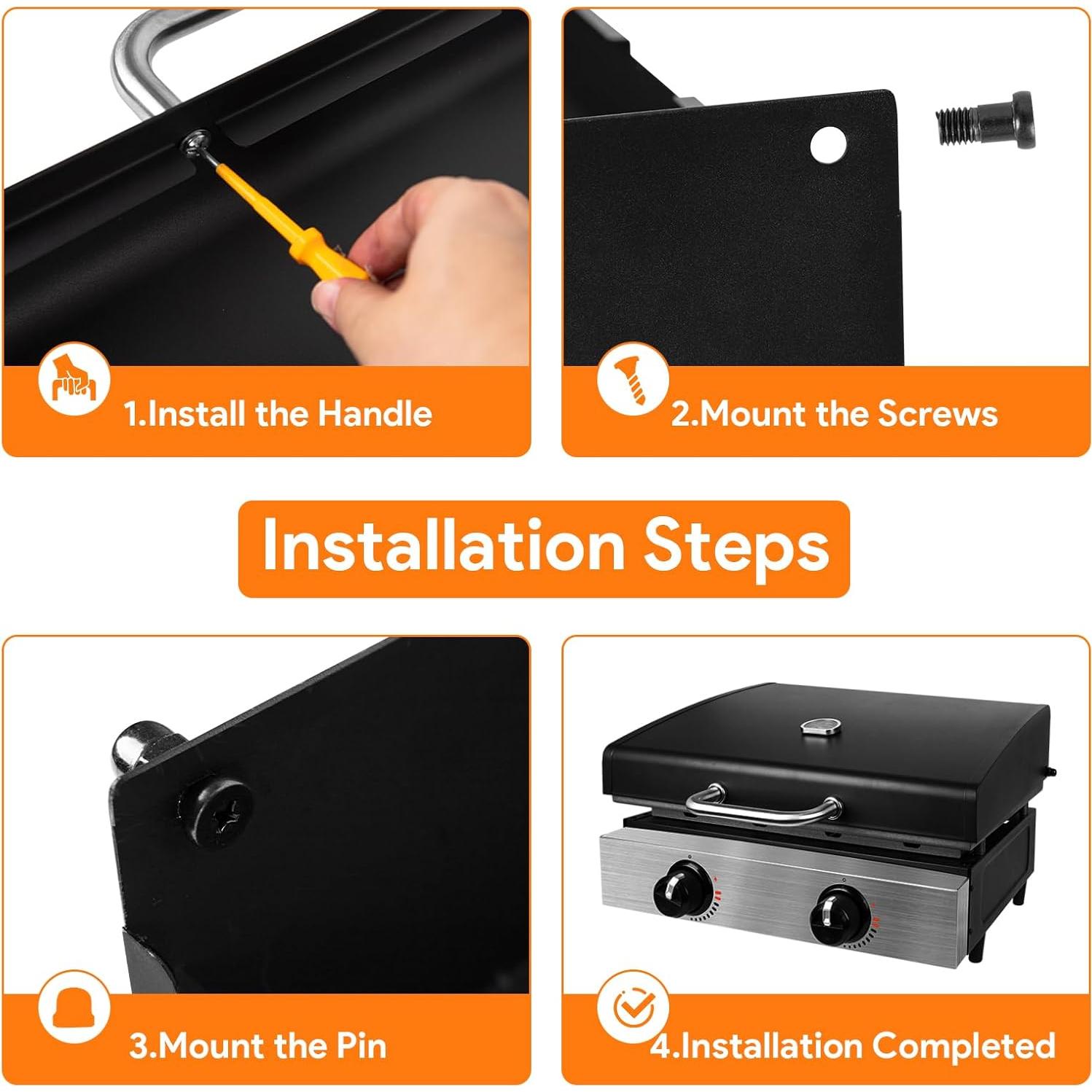 Tapa y Cubierta para Plancha Blackstone 22" BQMAX 2024