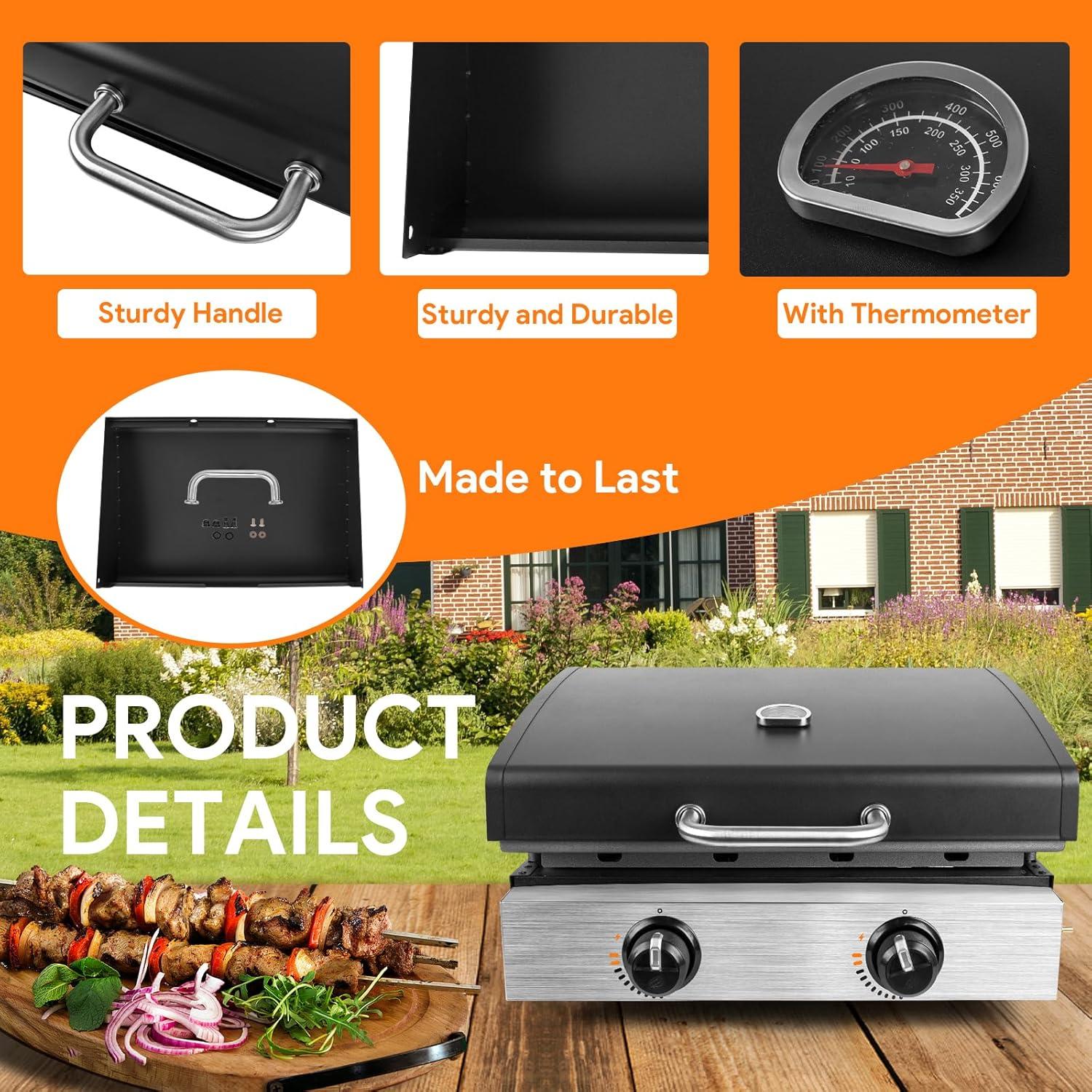 Tapa y Cubierta para Plancha Blackstone 22" BQMAX 2024