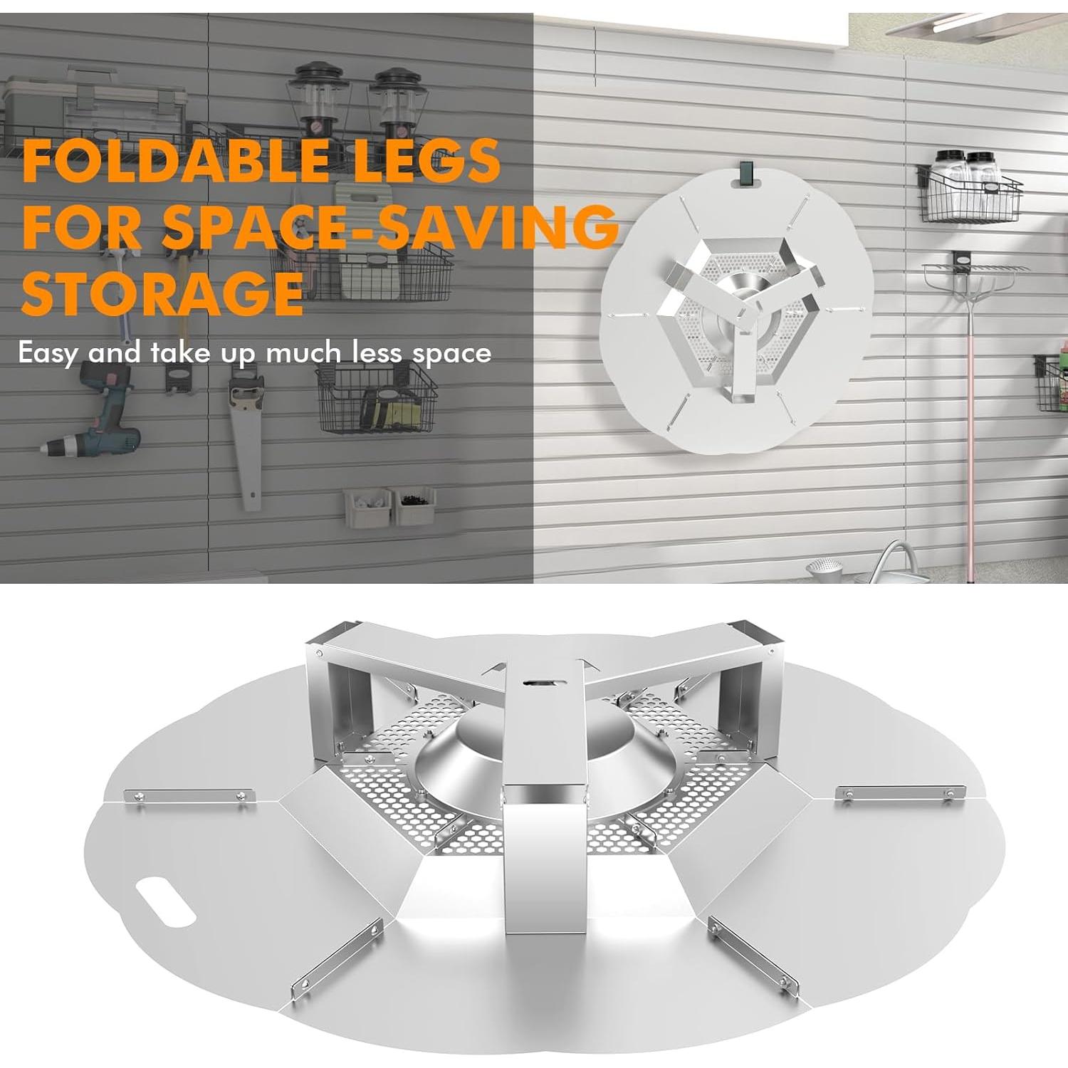 Deflector de Calor Dirza para Fogón Ranger 38.1 cm - Acero Inoxidable