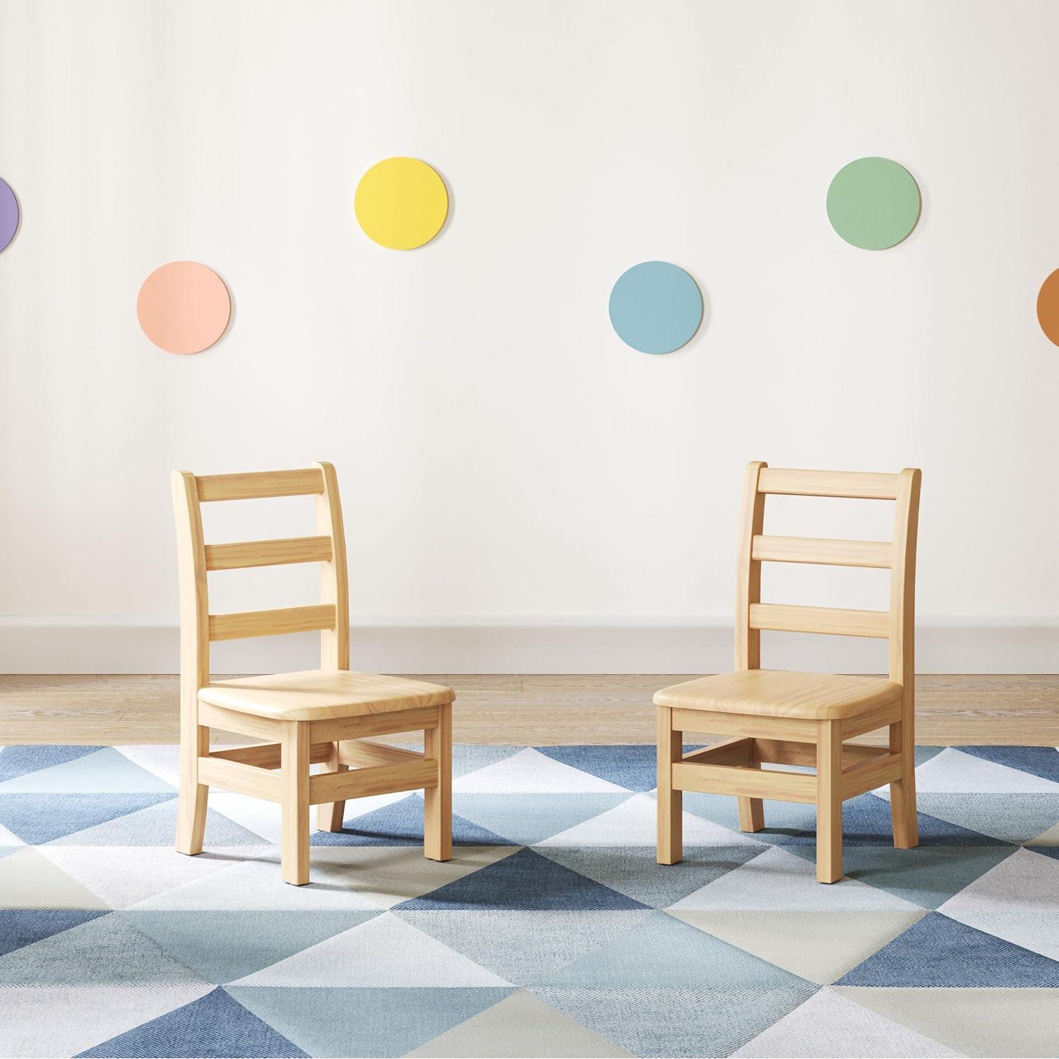 Sillas Escolares de Madera Fundaciones 10" (25.4 cm) - Paquete de 2