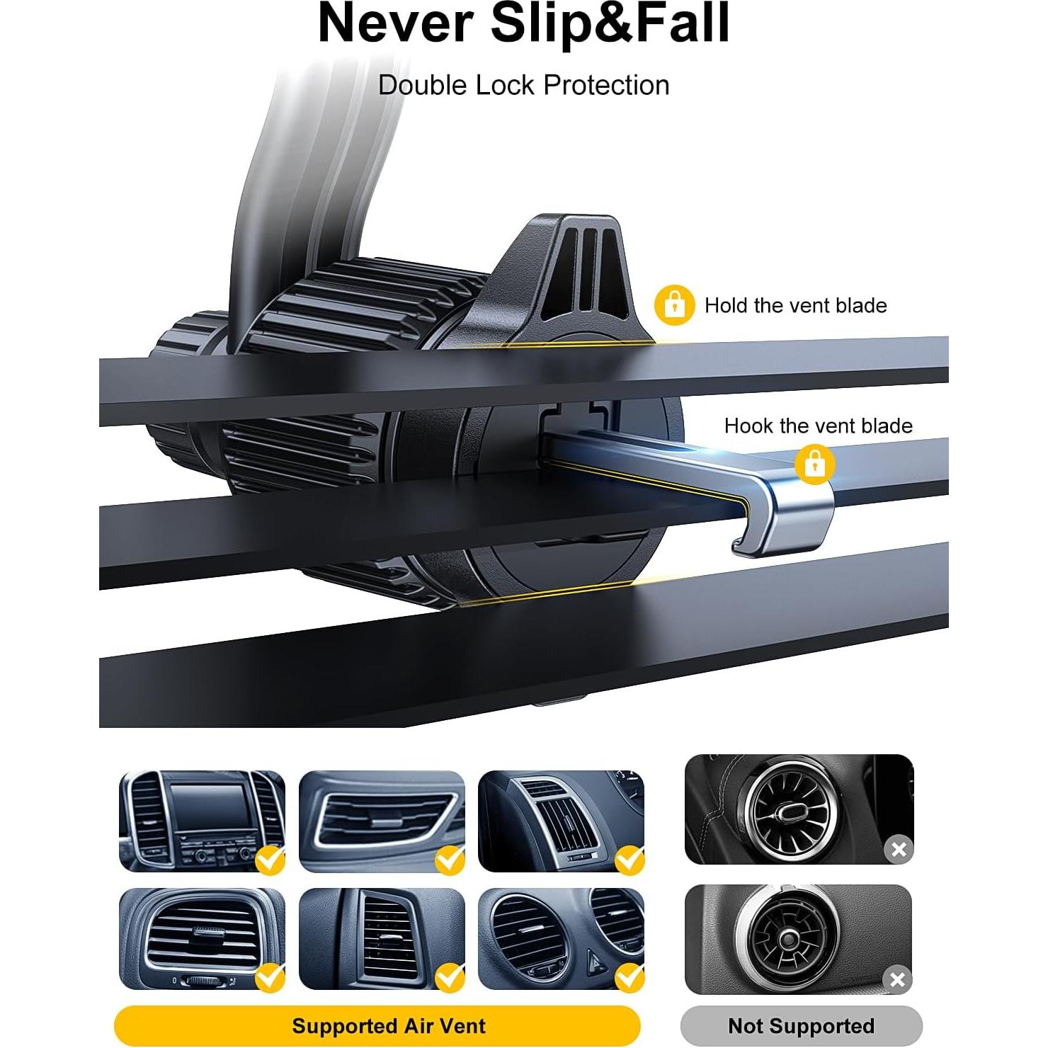 Soporte para Teléfono en Ventilador Rorhxia - Universal, Ajustable 360°