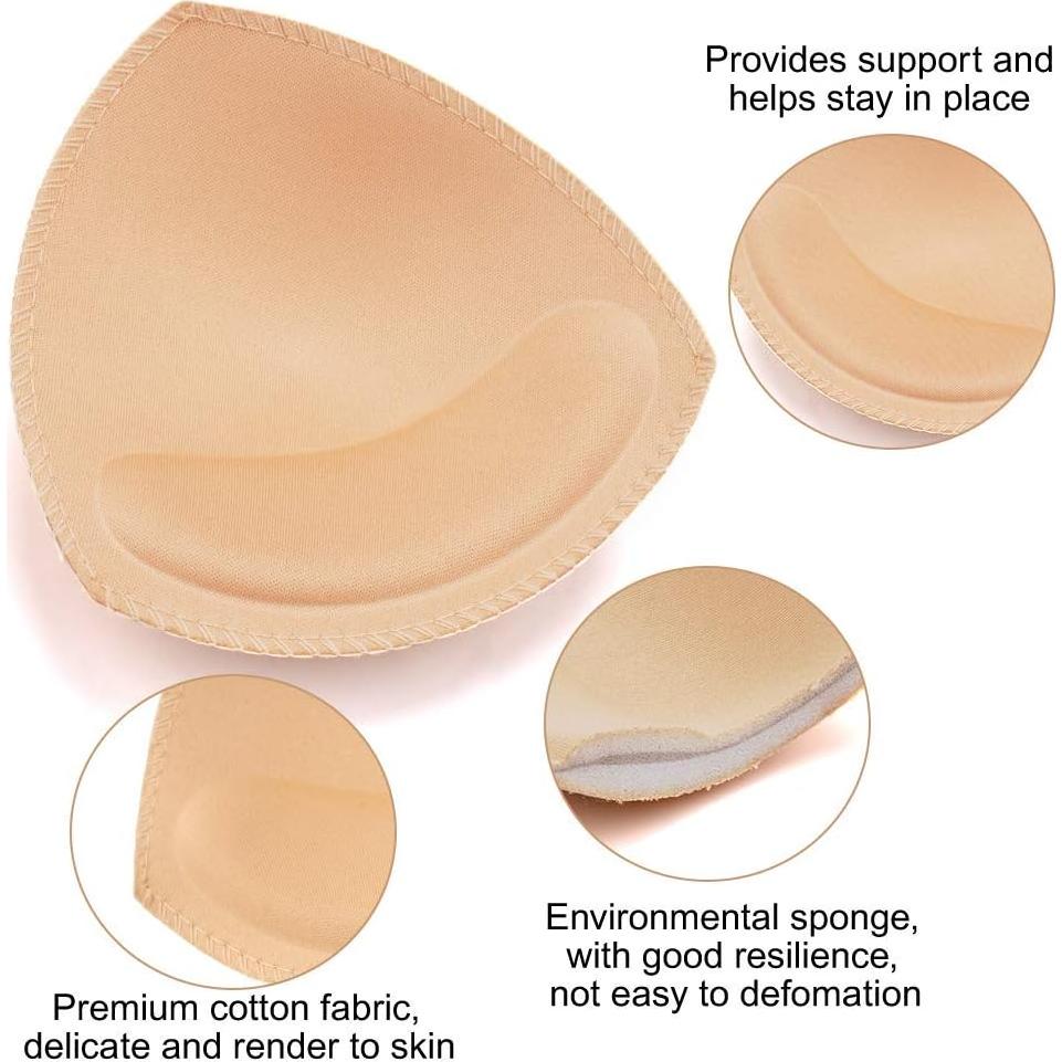 Inserts Almohadillas Sujetador Nimiah 3 Pares Beige AB, CD, DE