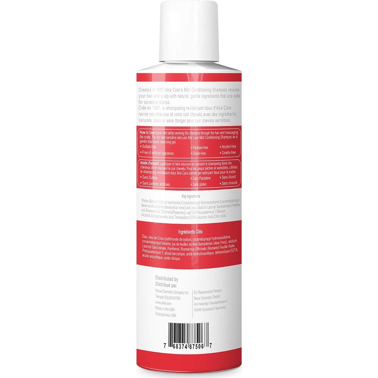 Champú Suave Alra 227g - Acondicionador para Pacientes de Cáncer