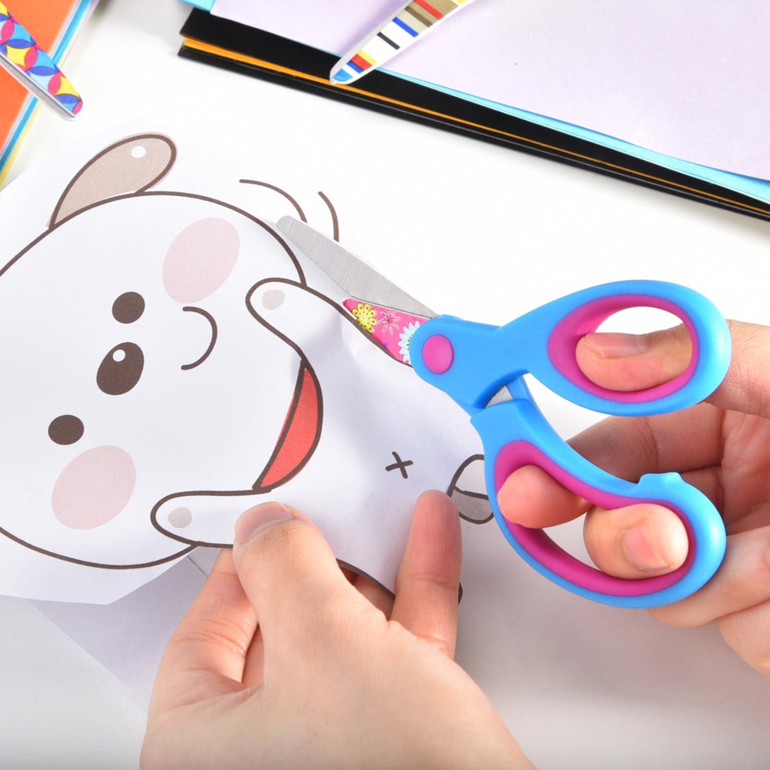 Juego de Tijeras para Niños Zicolu 3 Piezas Punta Roma 12.7 cm