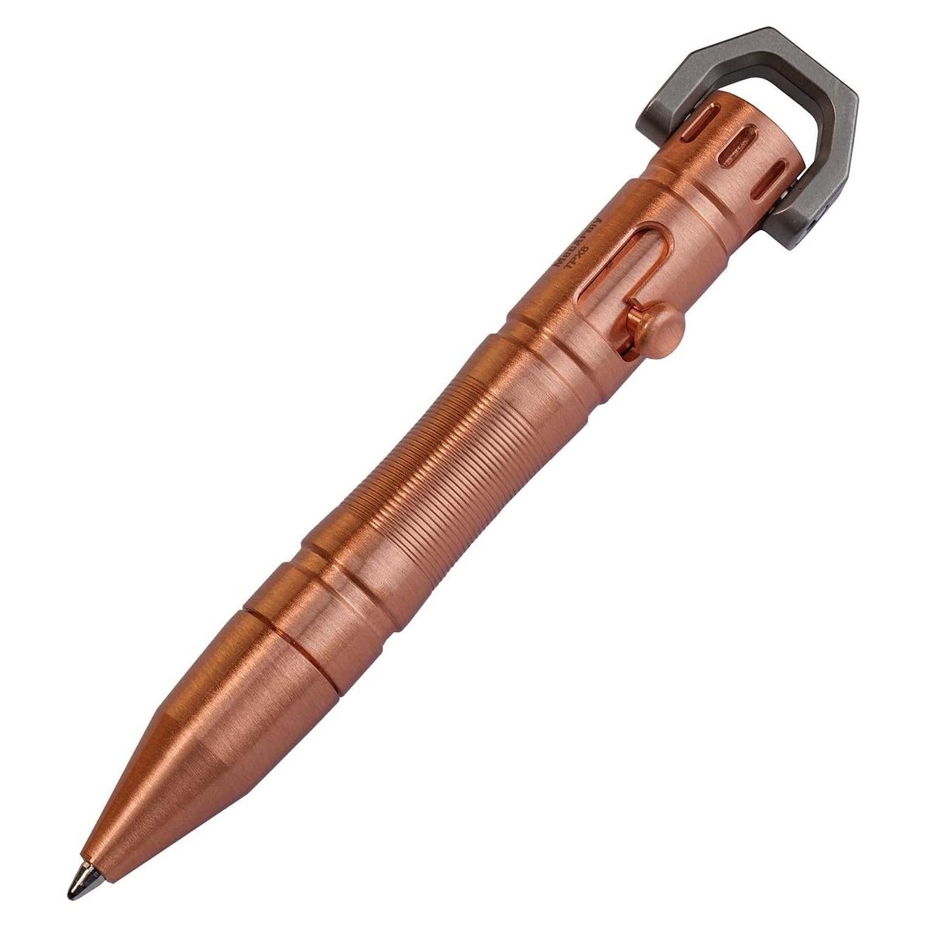 Bolígrafo Táctico MecArmy TPX8 Cobre con Llavero D