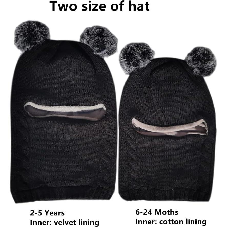 Conjunto Gorro y Bufanda Invierno Bebé GZMM 2 en 1 Unisex