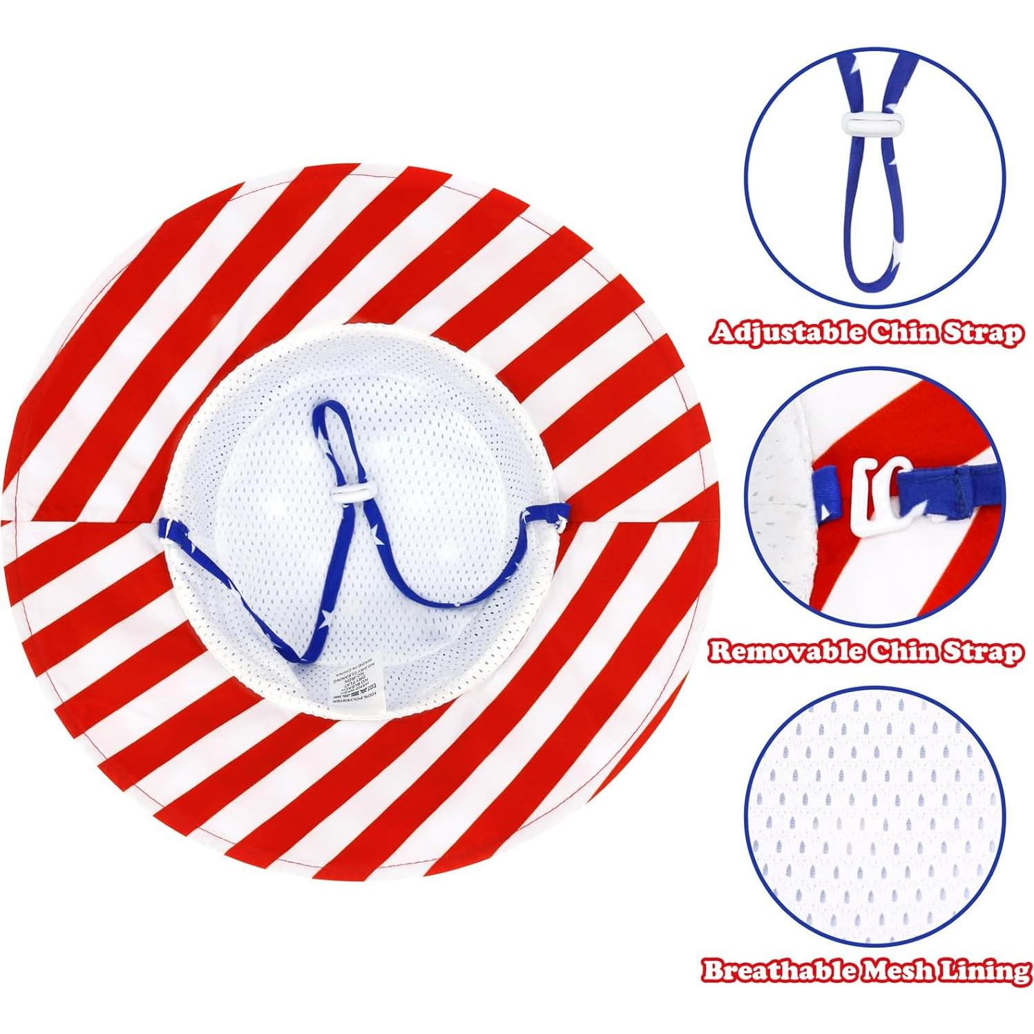 Sombrero de Sol para Bebé Sarfel UPF 50+ Bandera Americana