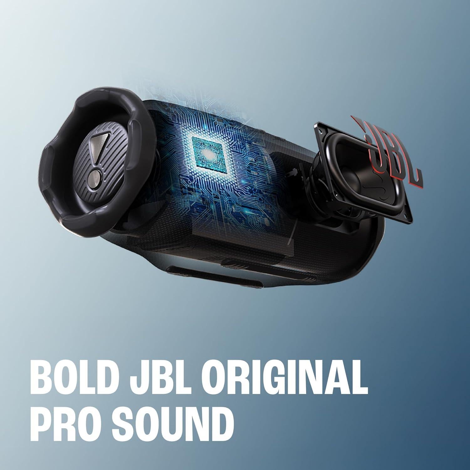 Altavoz Bluetooth JBL Charge 6 Negro + Cable USB-C Trenzado