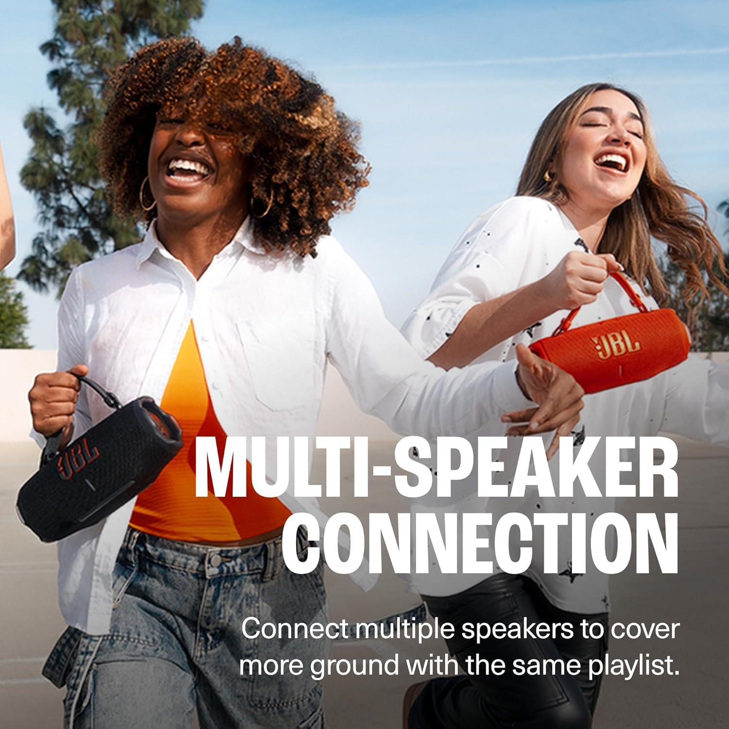 Altavoz Bluetooth JBL Charge 6 Negro + Cable USB-C Trenzado