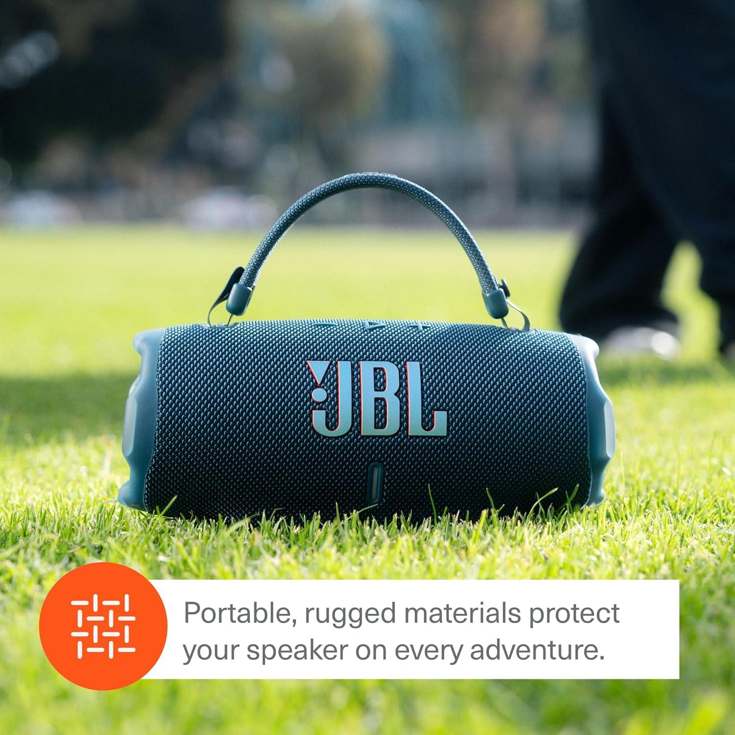 Altavoz Bluetooth JBL Charge 6 Negro + Cable USB-C Trenzado