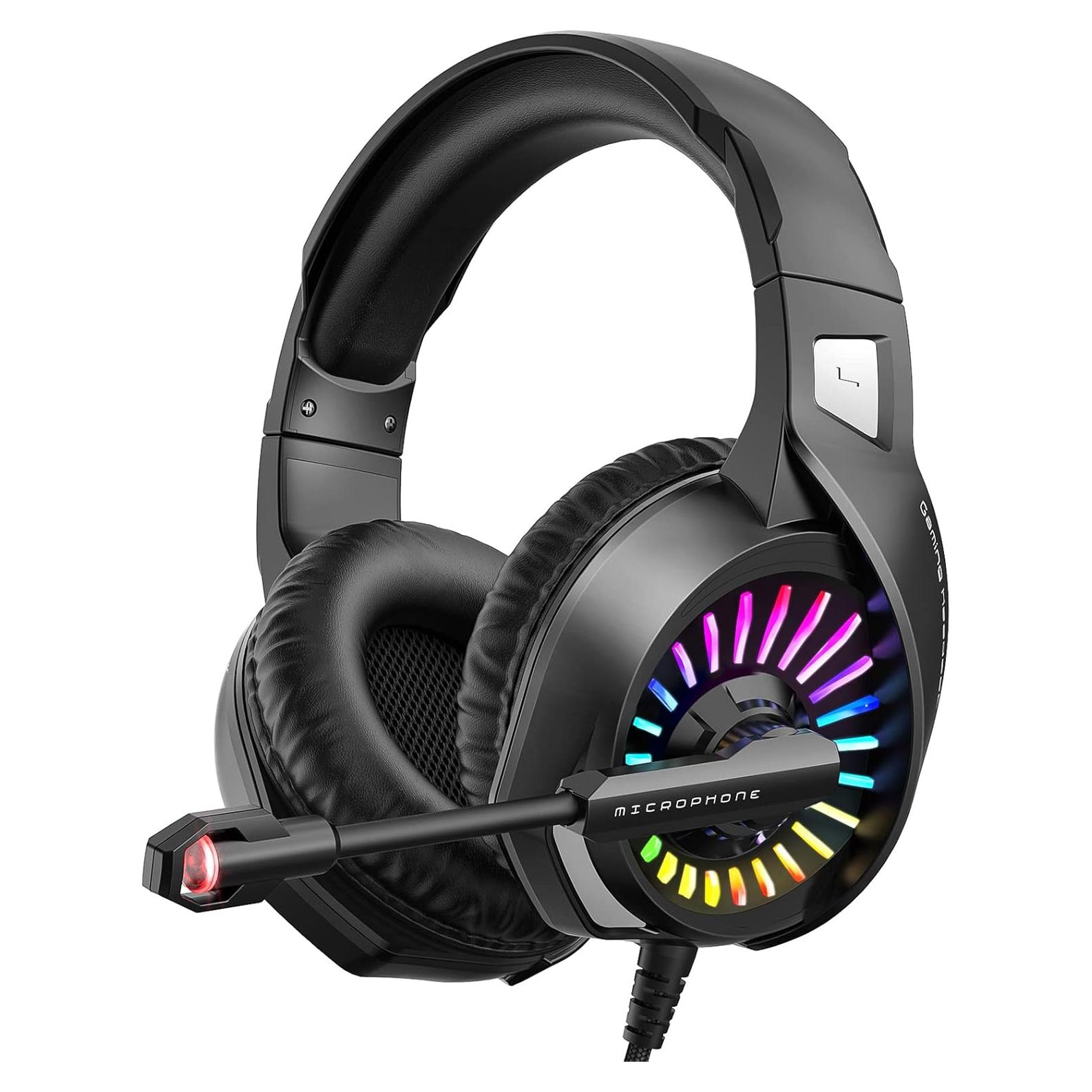 Auriculares Gaming ZIUMIER Z20 Over-Ear 7.1 RGB PC PS4 PS5