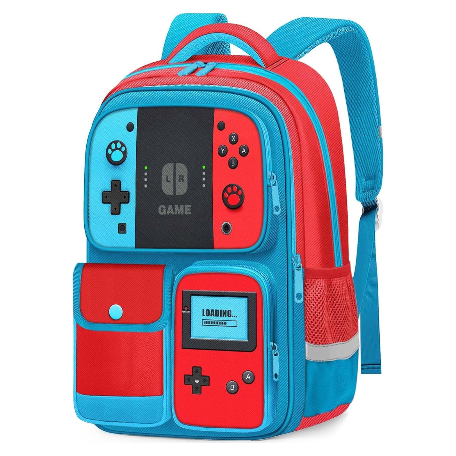 Mochila Escolar Gamer JIRAIKEI 43.2 cm Resistente y Ergonómica