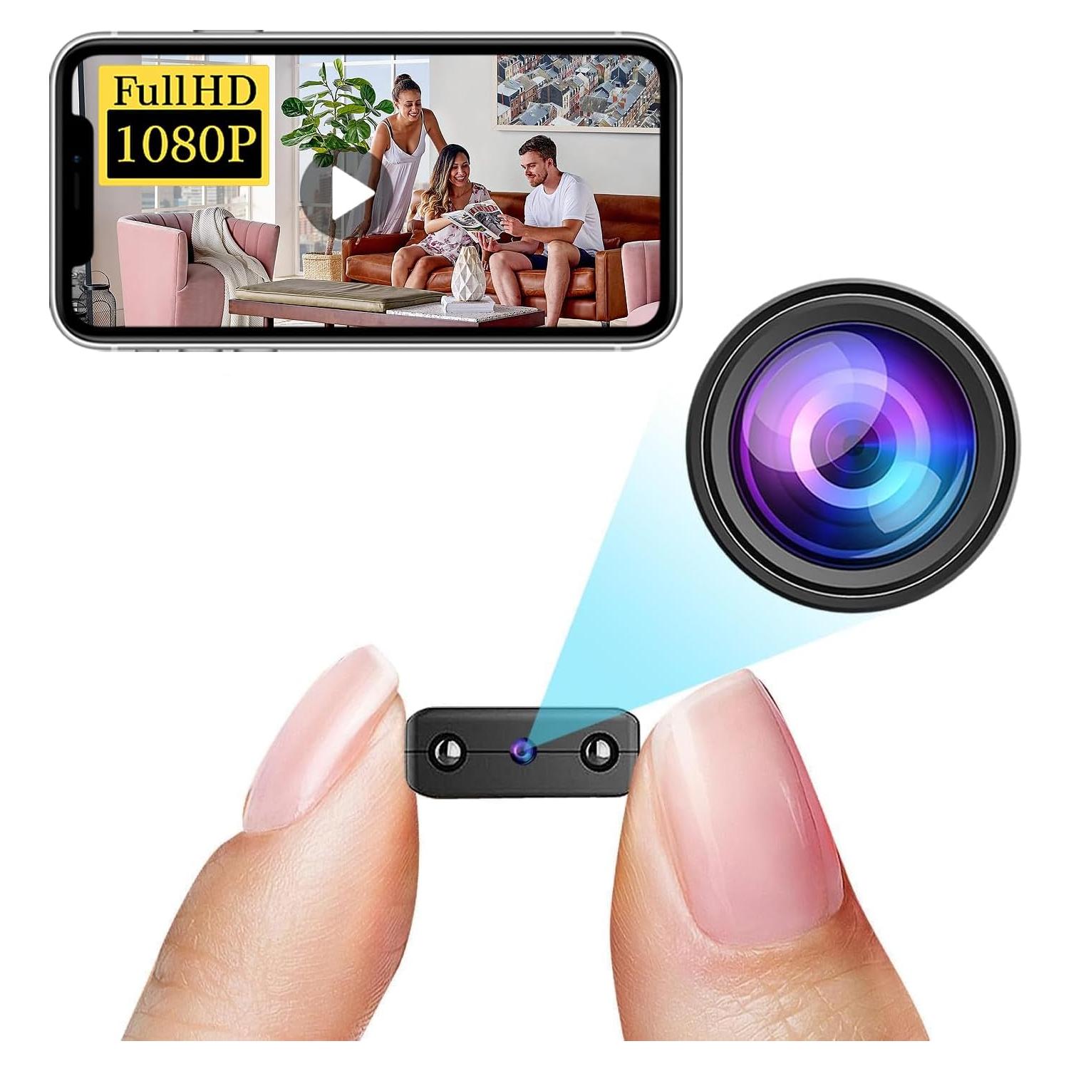 Cámara IP Wifi Inalámbrica Mini HD 1080P con Visión Nocturna