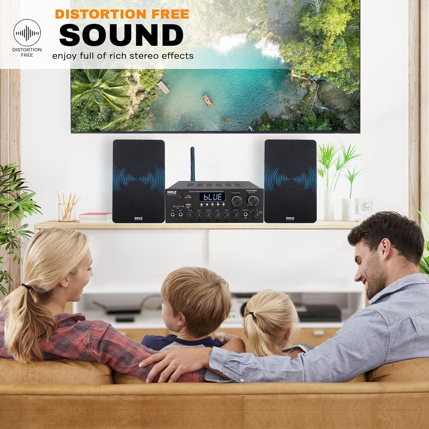 Altavoces de estantería Pyle PSMSP6 6.5" para cine en casa