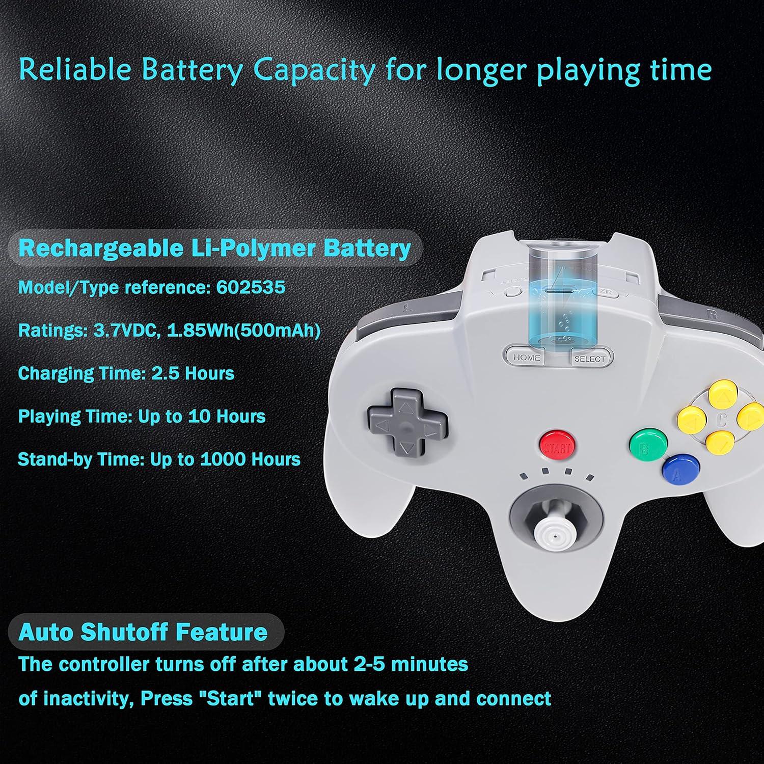 Controlador Inalámbrico N64 iNNEXT 2.4GHz USB Compatible