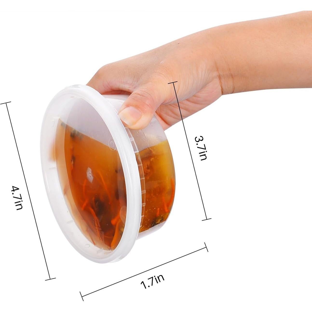 Contenedores de Almacenamiento de Comida EDI 50 Sets 226g