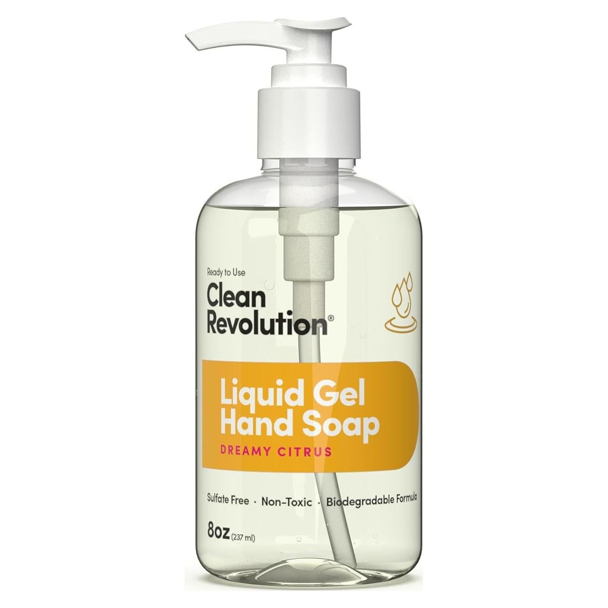 Jabón de Manos Líquido Clean Revolution 236.6 ml - Cítricos Soñadores