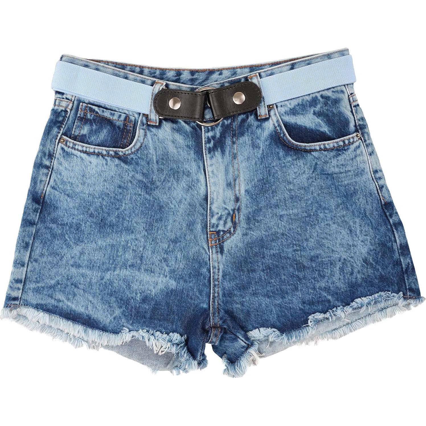 Cinturón Elástico Sin Hebilla para Mujeres - Ajustable XS a XXL