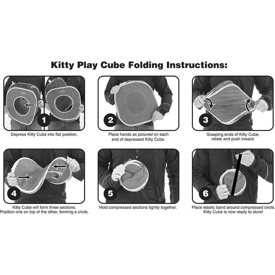 Cubo de Gato Pop Up Kitty City Safari Jungle 39x39x61cm