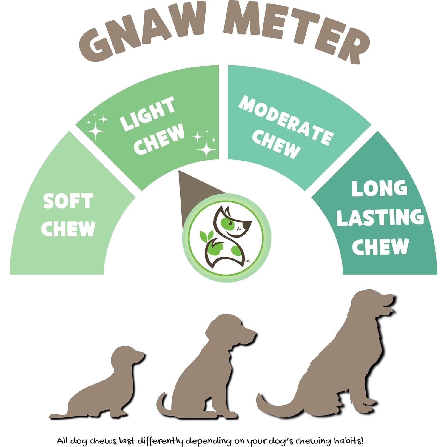 Anillos de Tendón de Pavo Nature Gnaws 226.8g - Snack Natural para Perros