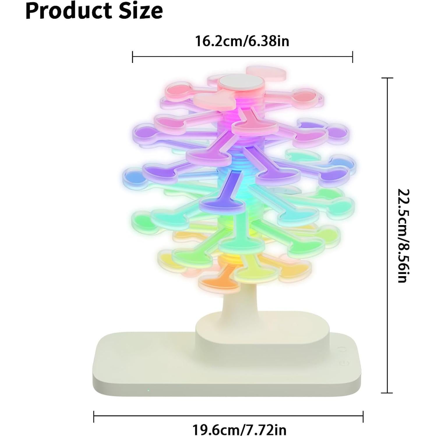 Lámpara de Mesa Espiral GOUTOOL LED Dimmable USB 3W