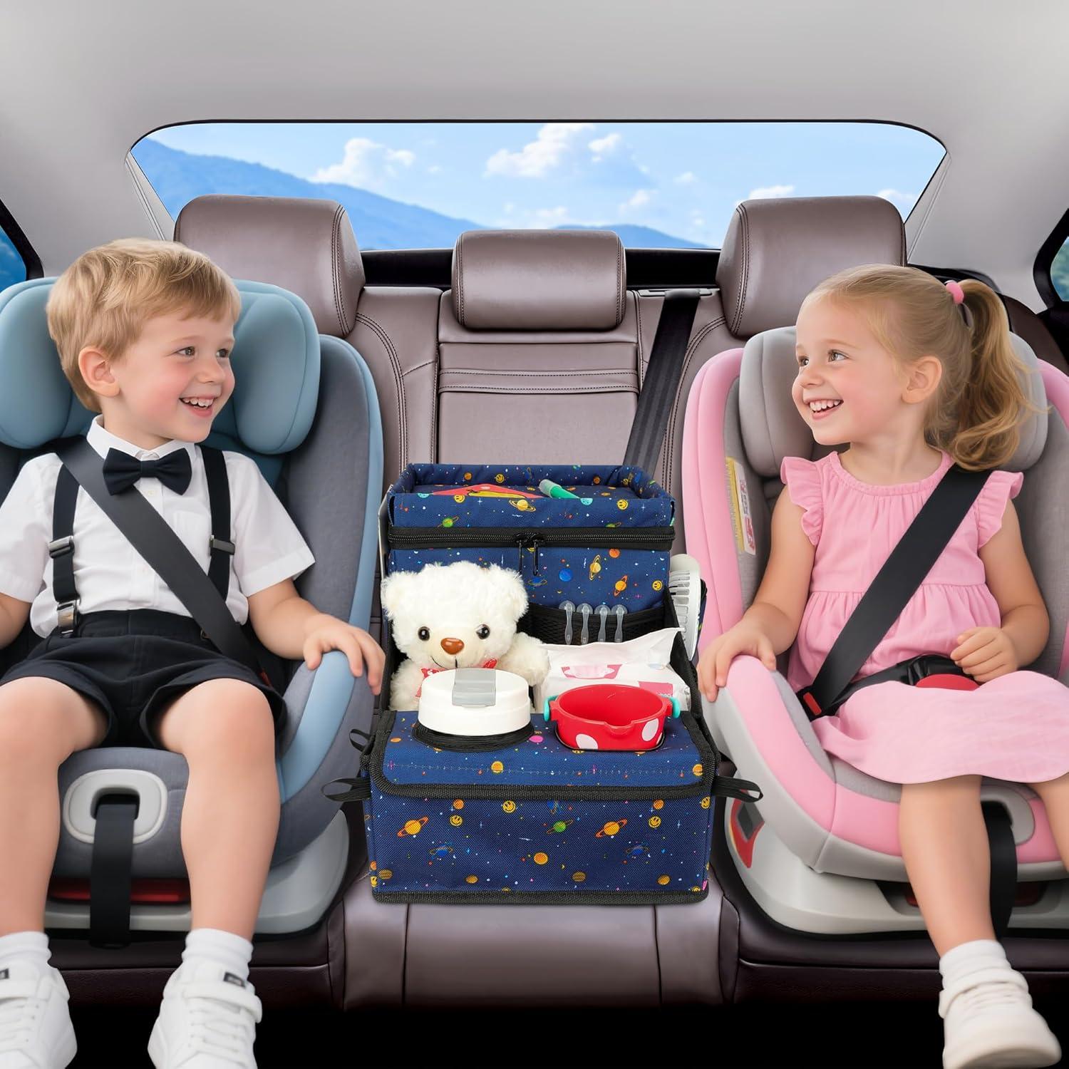 Organizador de Asiento de Coche WENRENER con Enfriador y Portavasos