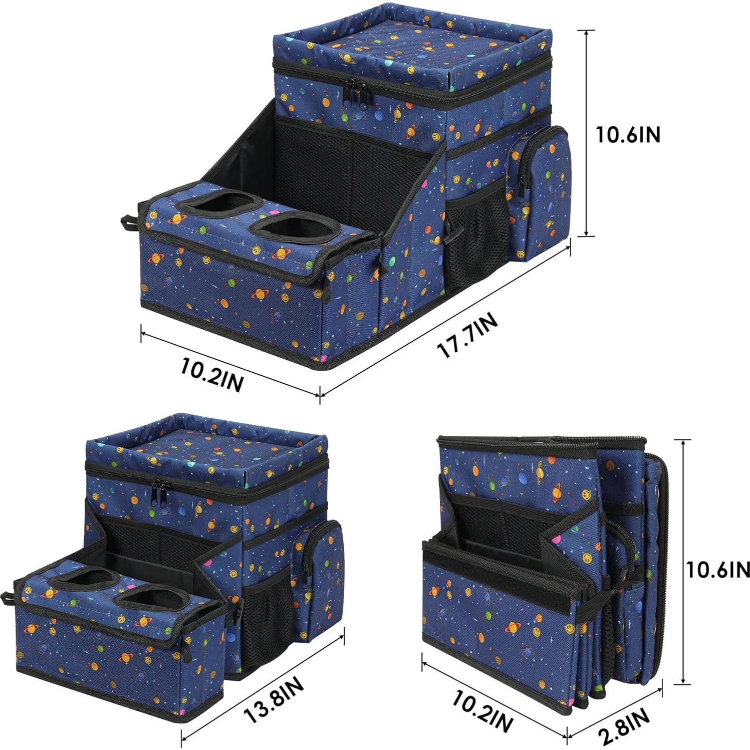 Organizador de Asiento de Coche WENRENER con Enfriador y Portavasos