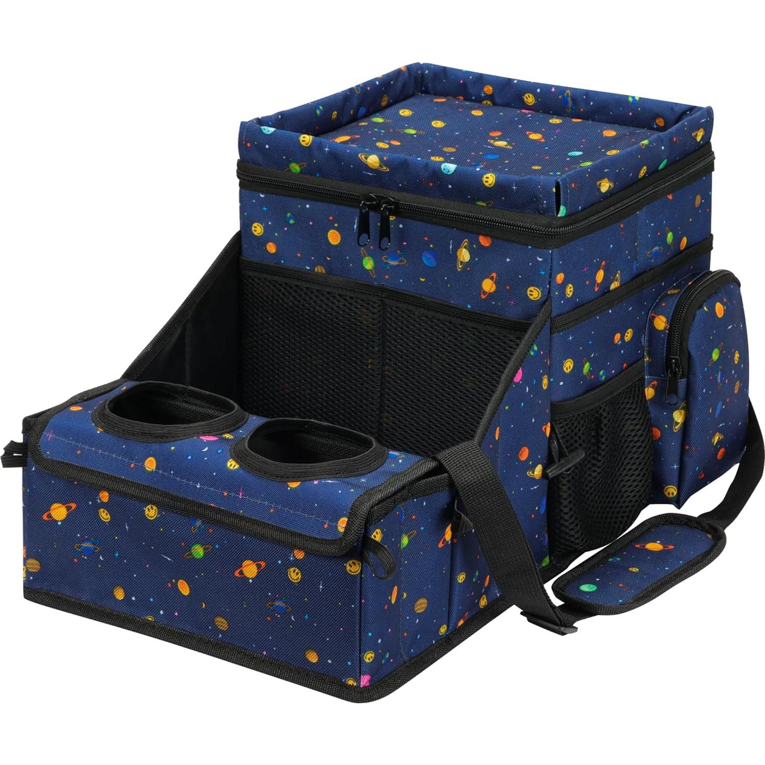 Organizador de Asiento de Coche WENRENER con Enfriador y Portavasos