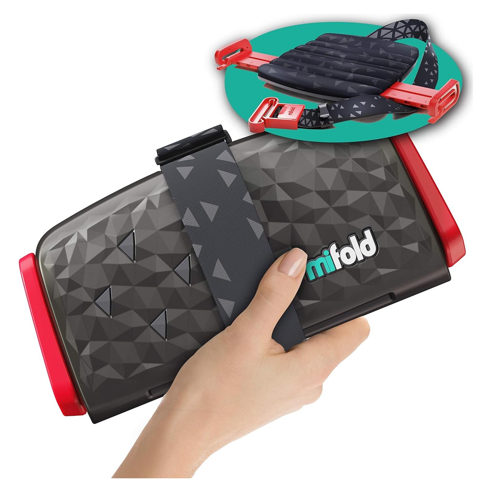 Asiento Elevador Mifold Comfort Gris Carbón para Niños 18-45 kg