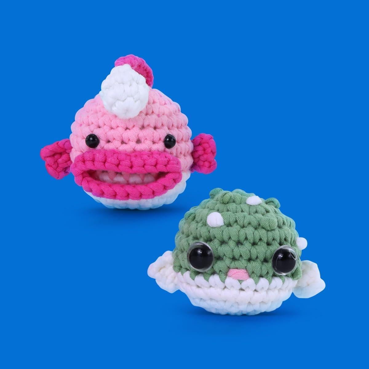 Kit de Crochet Brillante NestledCrafts Hootwin para Principiantes