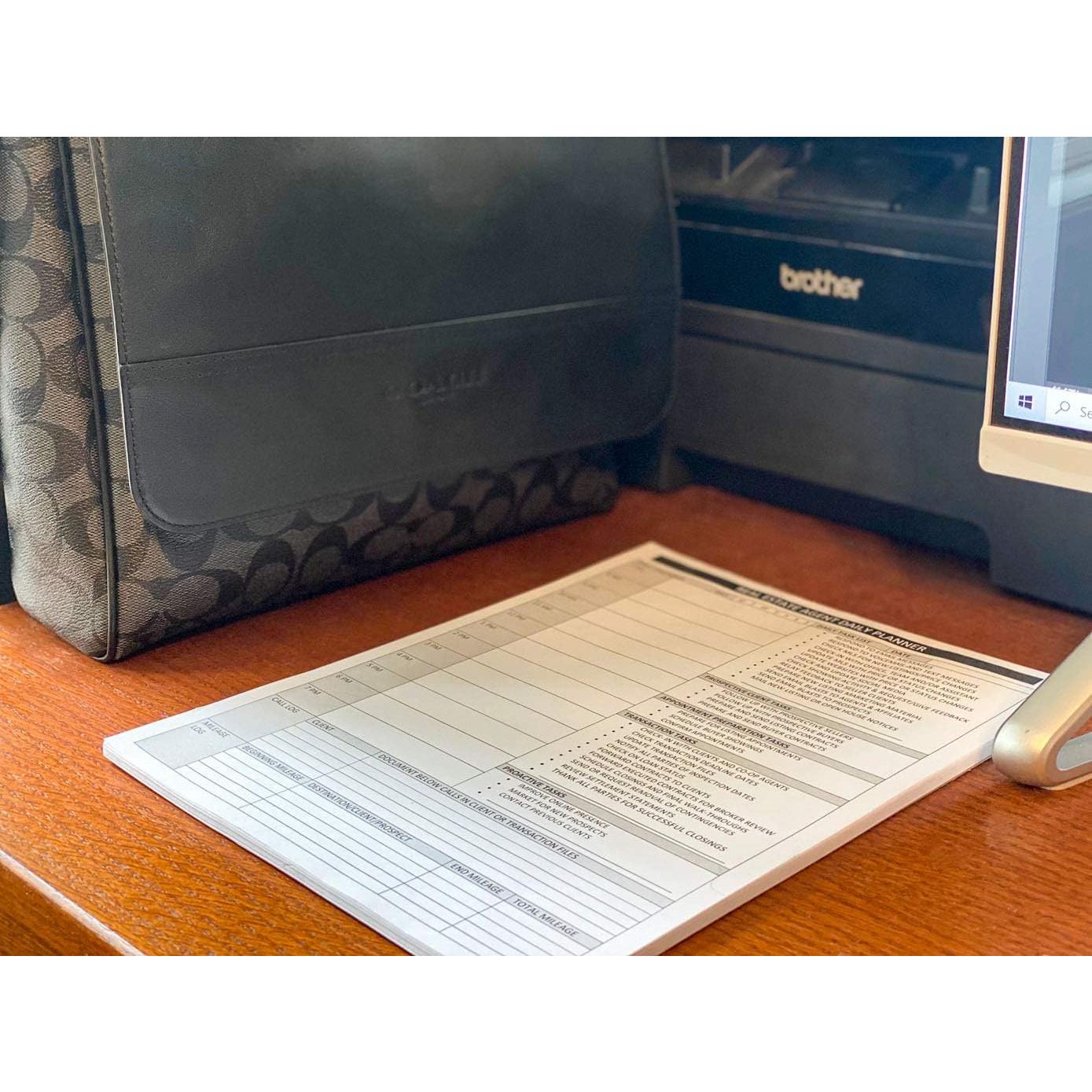 Planificador Diario para Agentes Inmobiliarios Life Charge A4