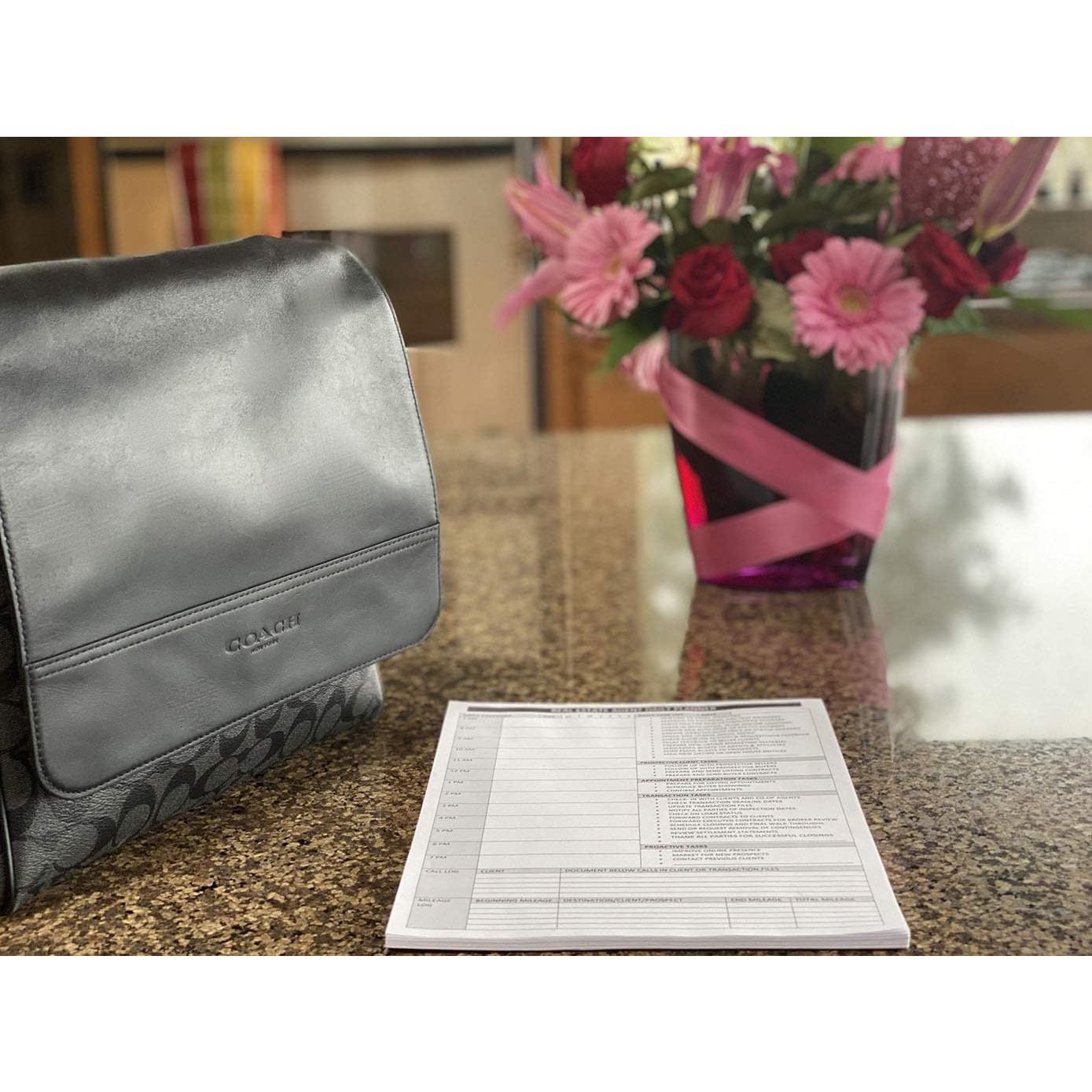 Planificador Diario para Agentes Inmobiliarios Life Charge A4