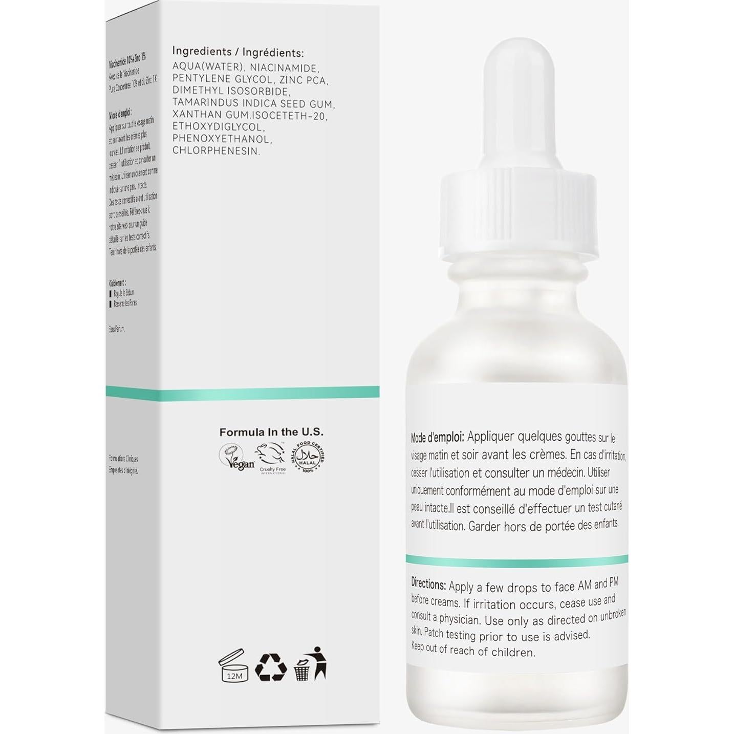 Suero de Niacinamida 10% + Zinc 1% CHANGARLOAD 30ml
