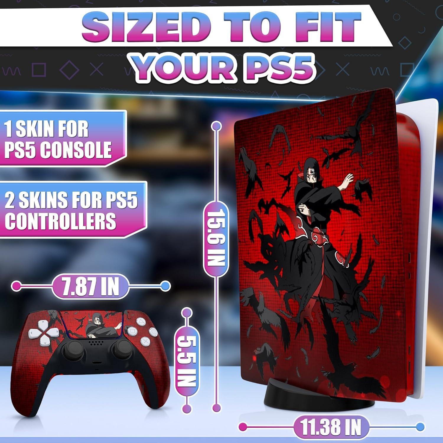 Piel de Anime para PS5 VIKROM Itachi - Vinilo Resistente