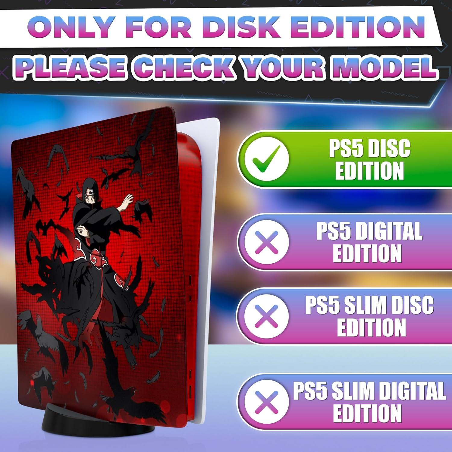 Piel de Anime para PS5 VIKROM Itachi - Vinilo Resistente