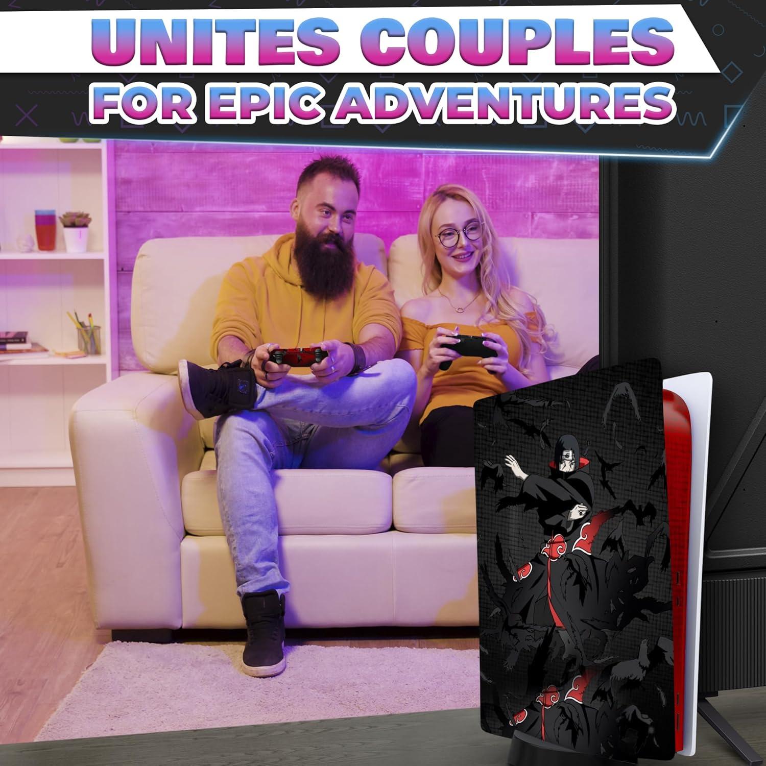 Piel de Anime para PS5 VIKROM Itachi - Vinilo Resistente