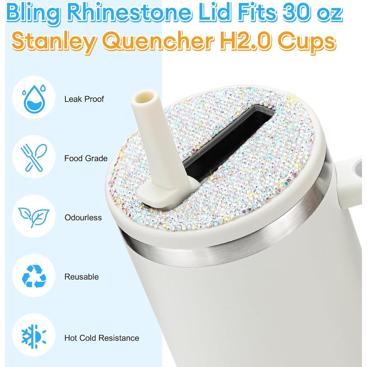 Tapa de Pajita SAVORI 30 oz para Stanley Quencher H2.0 - Antidesbordamiento