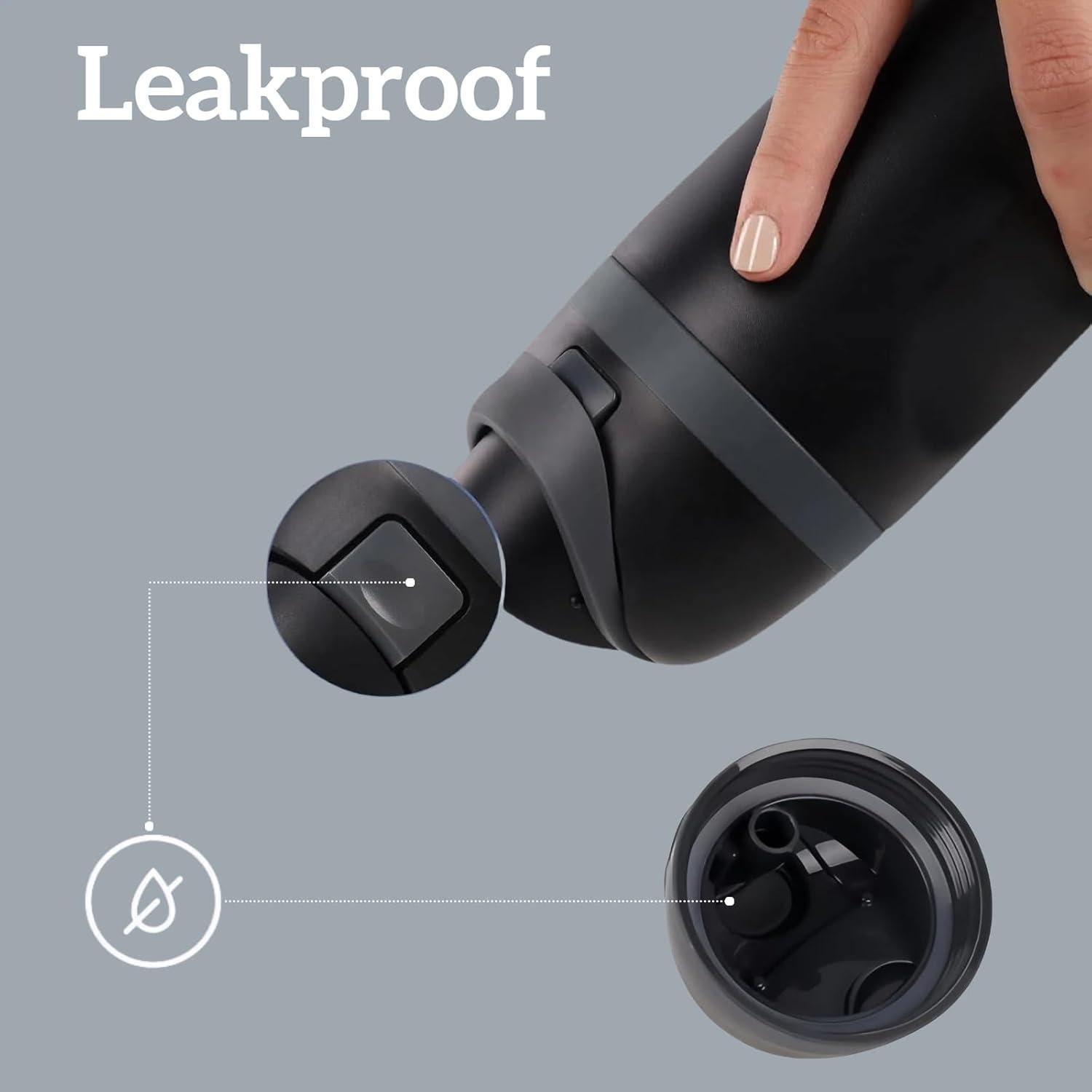 Tapa de Reemplazo Owala Freesip Negra 16oz a 40oz BPA Free