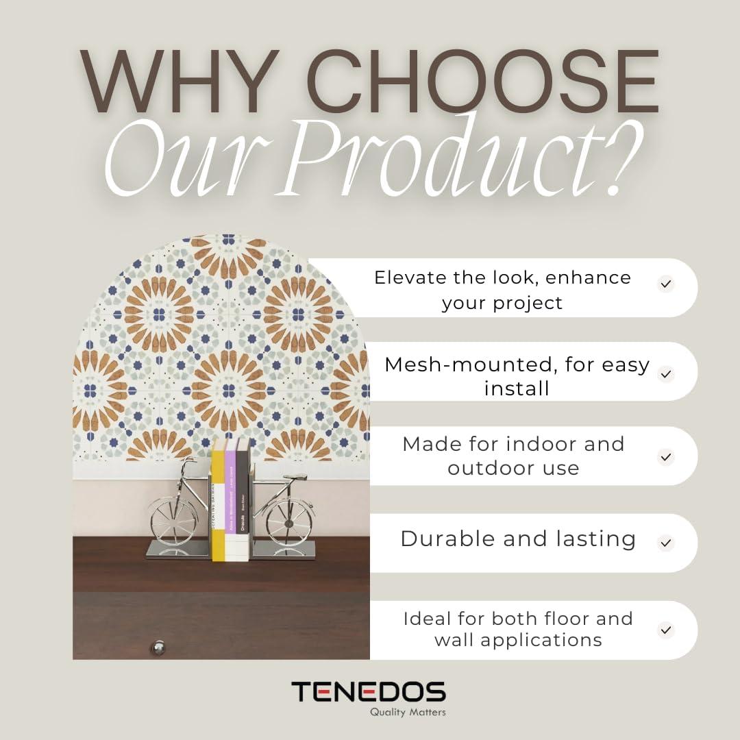 Azulejo de Porcelana Tenedos HTC325 Flora Essence 20x20cm Mate