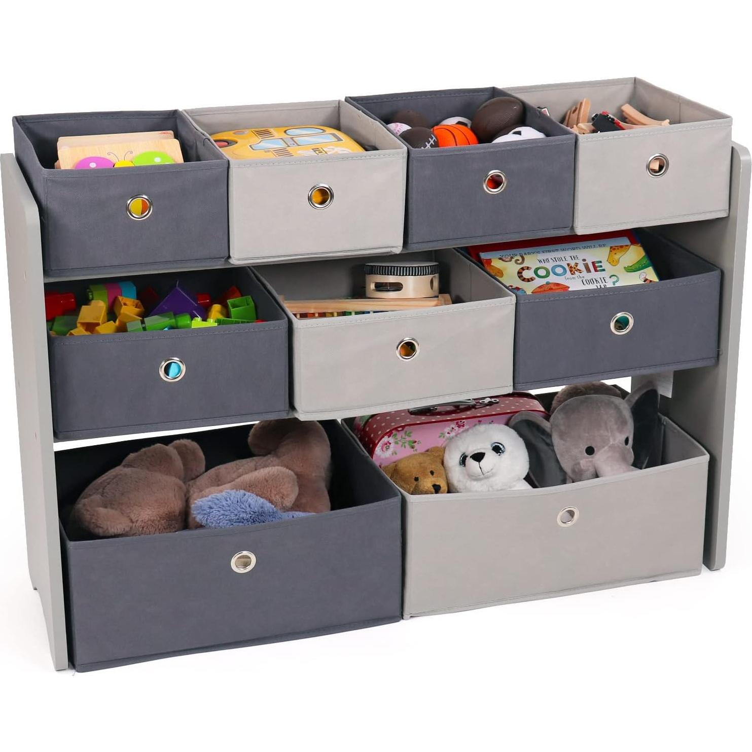 Organizador de Juguetes Humble Crew con 9 Contenedores Removibles