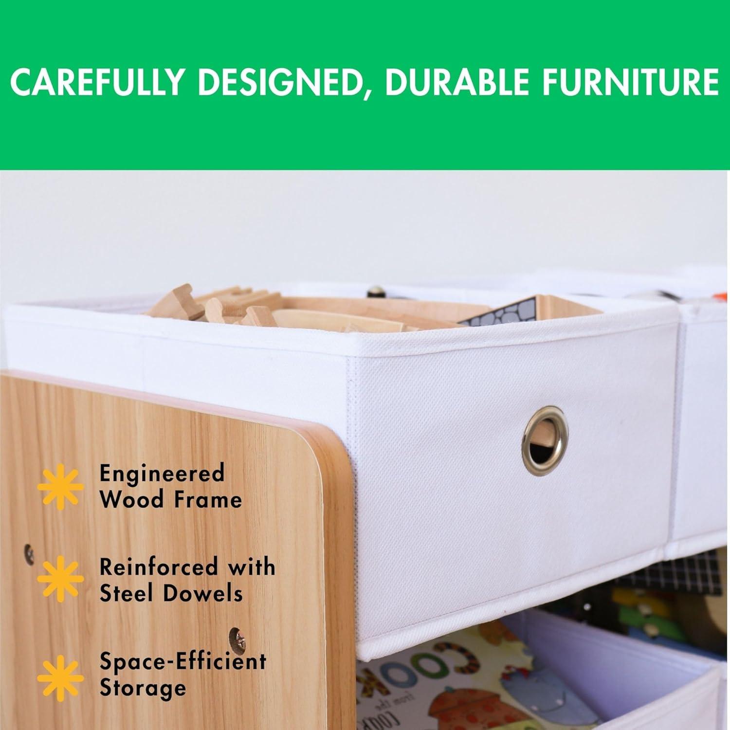 Organizador de Juguetes Humble Crew con 9 Contenedores Removibles