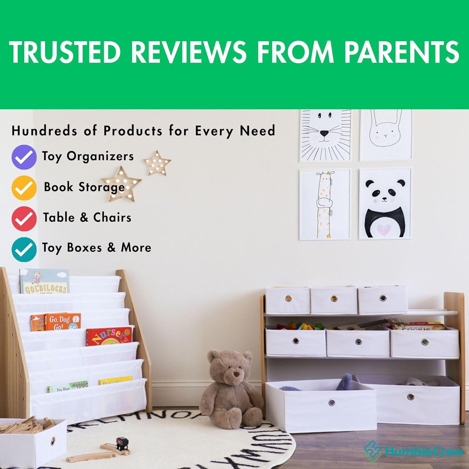 Organizador de Juguetes Humble Crew con 9 Contenedores Removibles