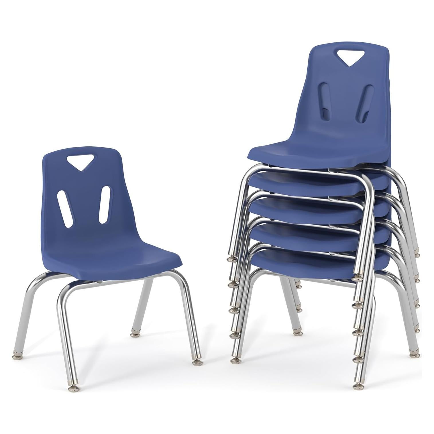 Sillas Apilables Berries 8142JC6003 Azul - Paquete de 6