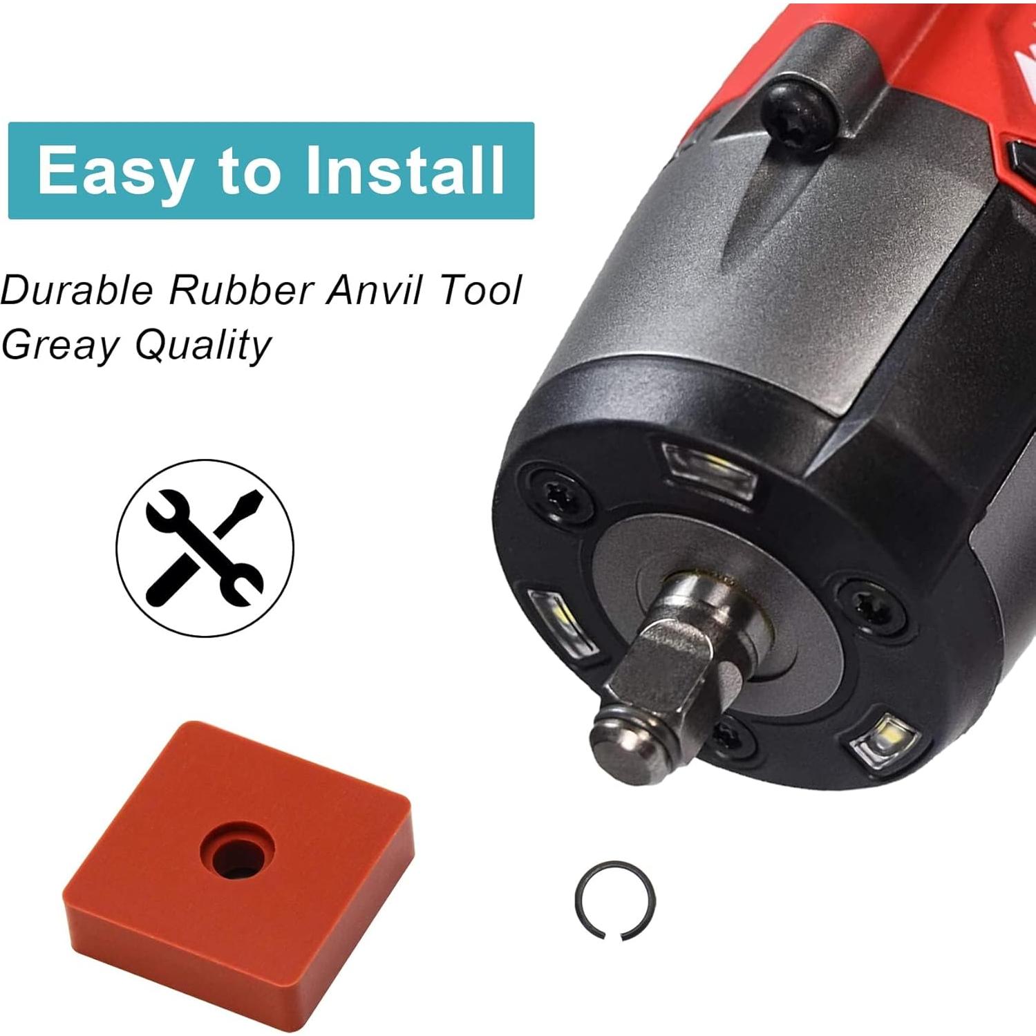 10 Anillos de Retención RURBRIN para Llave de Impacto 3/8"