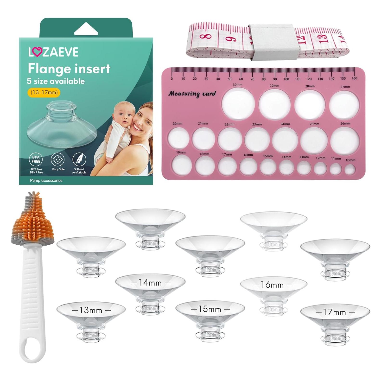 Kit de Bridas de Silicona LOZAEVE 3 en 1 para Extractor de Leche