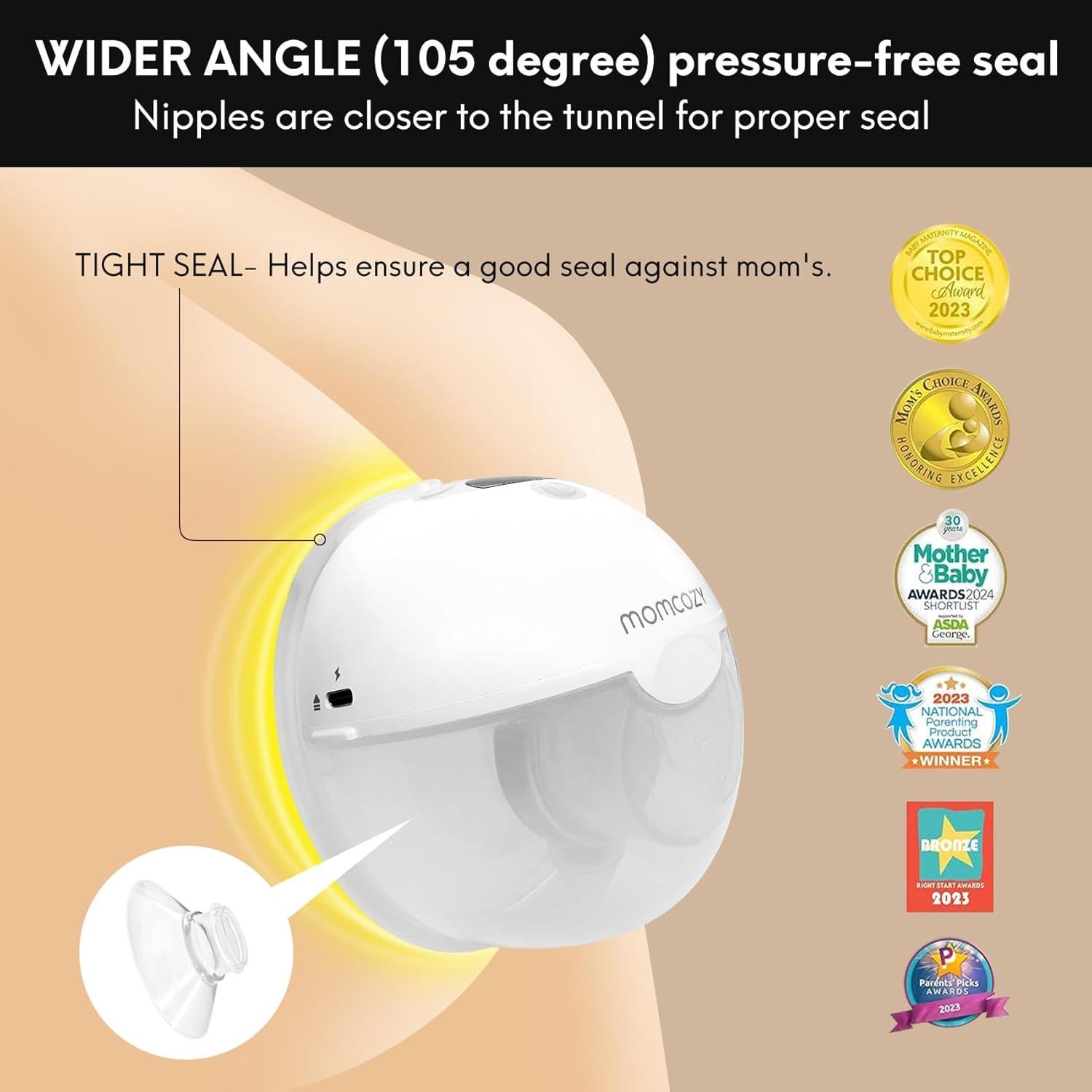 Kit de Bridas de Silicona LOZAEVE 3 en 1 para Extractor de Leche