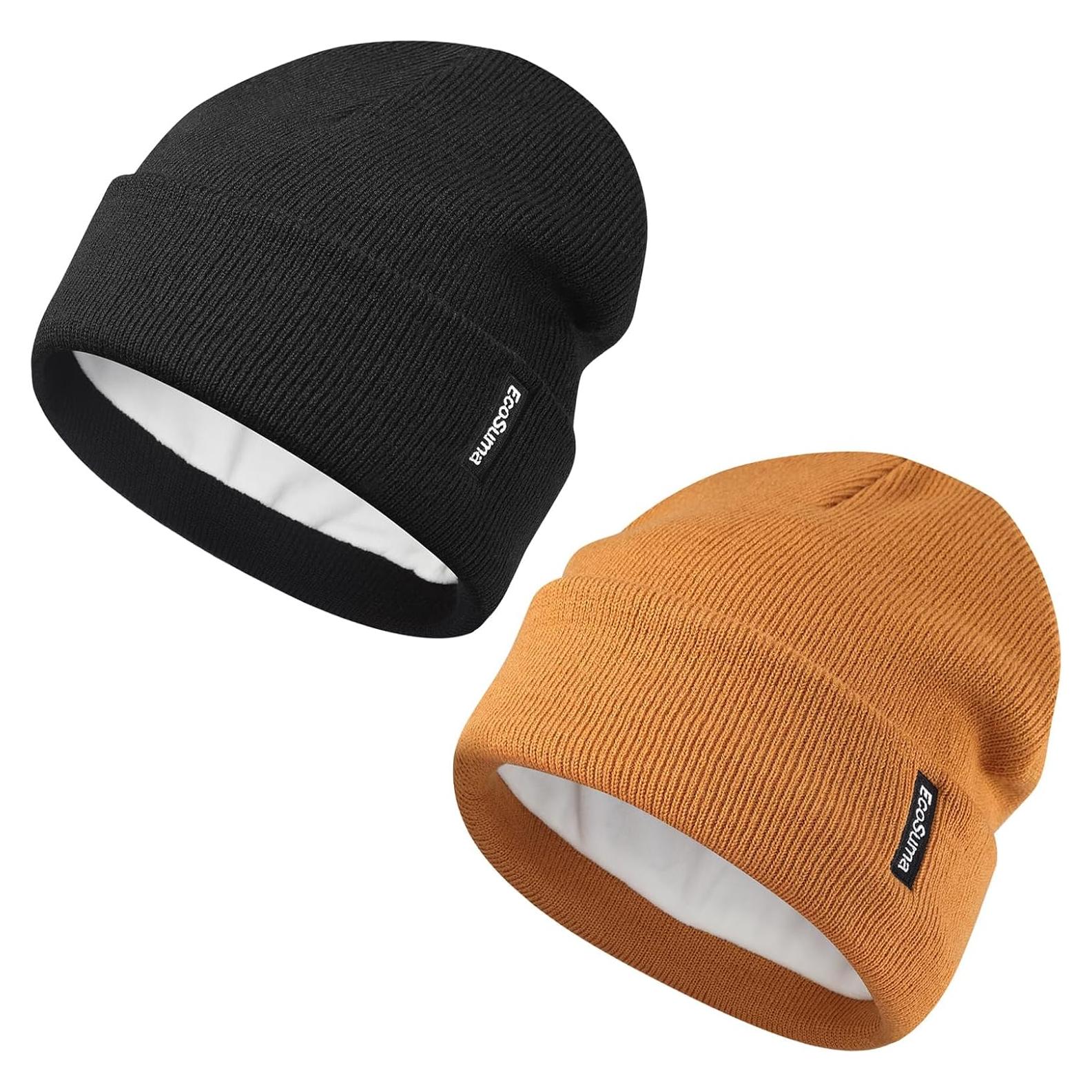 Paquete de 2 Gorras de Bebé EcoSuma Invierno 0-8 Años